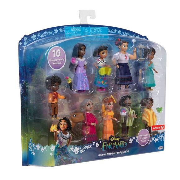 Encanto - Disney Encanto Madrigal Family Gift Set 10 Dolls A Yellow - Picture 12 of 14